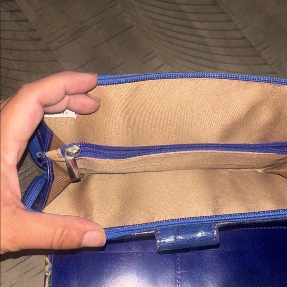 Blue Floral Wallet